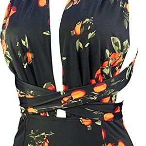 COCOSHIP Retro One Piece Swimsuit